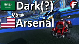 Dark vs Arsenal  Rocket League 1v1 Showmatch [upl. by Mancino]