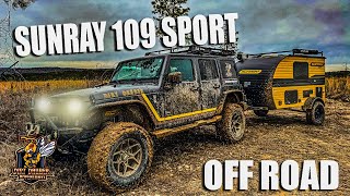 Sunray 109 Sport goes off road and overlanding Jeep Arkansas Adventure [upl. by Sirroned]