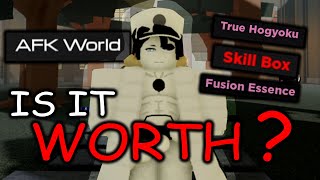 IS THE AFK CHAMBER WORTH IT   Roblox Type Soul [upl. by Mordy]