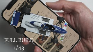 Full Build BRABHAM BT50 TAMEO 143 F1 scale model car [upl. by Atineg216]