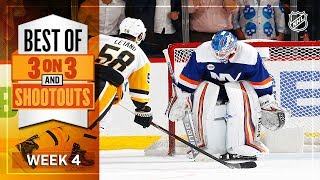 Best 3on3 OT and Shootout Moments from Week 4 [upl. by Mahmoud37]