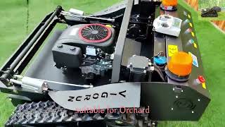 224CC EPA approved gasoline engine travel speed 06Kmh RC grass trimmer lawnmowerrobot lawncare [upl. by Reichert27]