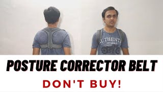 Posture Corrector Belt Do you really need it Kuch to Kariye [upl. by Lynelle]