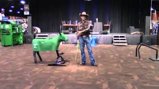 Allen Bach with Drew Horner  Smarty Roping Dummies  NRS at the 2013 NFR [upl. by Sybille]