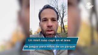 Loret de Mola reporta en video “una mañana de misiles” desde Kiev [upl. by Marks636]