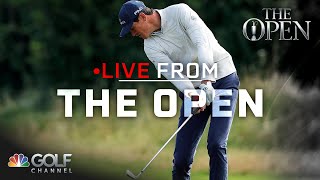 Christo Lamprecht coleads after impressive Round 1 performance  Live From The Open  Golf Channel [upl. by Philipps]