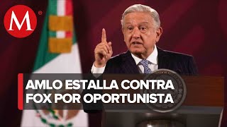 quotMe dejo de llamar Andrés Manuel si no es cierto que Fox se opuso a pensionesquot AMLO [upl. by Hennahane]