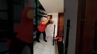 Ejercicio para triceps con banda elastica💪🏋‍♂️💯shorts viralvideo motivation discipline fitness [upl. by Fulmis]