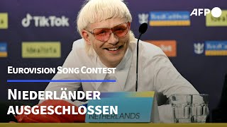 Niederländer Joost Klein vom ESC ausgeschlossen  AFP [upl. by Ruthe605]