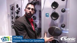 Infinity Kappa Perfect Car Speakers  CES 2016 [upl. by Rebor]