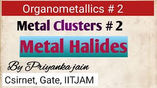 Metal Clusters 2  Metal halides cluster structure of rhenium chloride cluster [upl. by Imuy506]