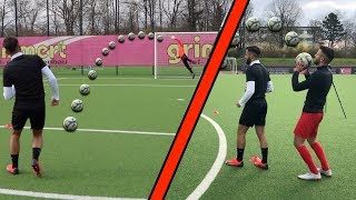 VOLLEY VE TWO TOUCH CHALLENGE FUTBOL CHALLENGE  BARAN VE BEDIRHAN [upl. by Annayek]