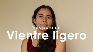 Tips para un vientre ligero [upl. by Cadmar]