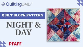 Free Quilt Block PatternNight amp Day [upl. by Maurits501]