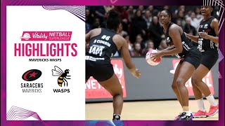 HIGHLIGHTS  Saracens Mavericks 6243 Wasps [upl. by Nirrol788]