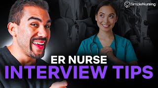 ER Nurse Interview Tips  New Grad Nurse Advice [upl. by Niamart]