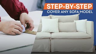 How to Make a Sofa Cover  Comfort Works Slipcovers [upl. by Uziel708]