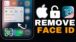 iOS 18 How To Turn OFF Face ID For Apps On iPhone [upl. by Cathlene]