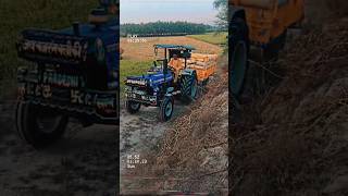 Powertrac Bt 4455 vs loaded trally powertrac ki jordar performance shortvideos ytshorts tranding🚜 [upl. by Kirsten]