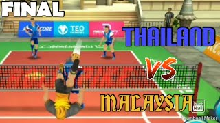 Roll Spike Sepak Takraw Final Story Mode Malaysia VS Thailand  Gameplay [upl. by Redvers]