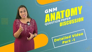 GNM Anatomy Question Paper Discussion 2023  Detailed Video Part 1   Nursing Guru [upl. by Yeknarf]