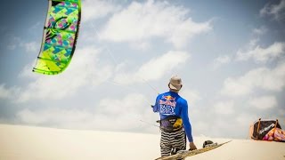 Kiteboarding Race Across Brazilian Desert [upl. by Oihsoy255]