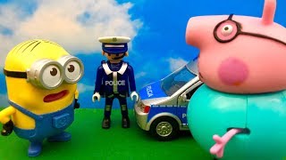 Świnka Peppa i Minionki ♦ Ukradli mi moje auto ♦ Bajka dla dzieci PO POLSKU [upl. by Oirelav717]