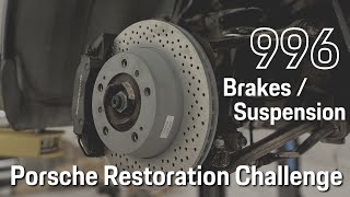 Restoration Challenge 996  Installing Suspension amp Brakes [upl. by Aerdma623]