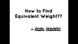 How to find Equivalent Weight  NEET  Chemistry [upl. by Alicul]