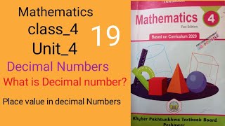 Decimals  Meaning  Mathematics Grade 4  KPK board [upl. by Einiar12]