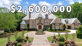 Inside This Expensive MEGA Mansion North of Atlanta [upl. by Ahseyn]