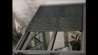 volet de toiture de vérandas brise soleil orientable et rétractable store [upl. by Jessen]