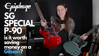 Epiphone SG Special P90  Is It Worth Saving On Gibson [upl. by Zirkle]