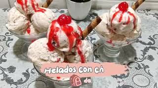 Helado con chispas de chocolate Receta fácil helados helado [upl. by Swanson]