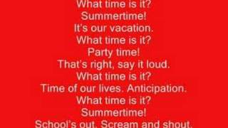 What Time Is It  High School Musical 2  Full Lyrics [upl. by Rickie536]