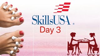 SkillsUSA National Competition 2018  Nail Care Day 3 [upl. by Newcomb]