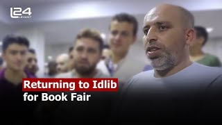 Many visitors from outside of Idlib are visiting the 2024 Idlib Book Fair [upl. by Aibar]