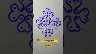 Drawing using dotsviralvideo art trending shorts short shortvideo reels [upl. by Chuck]