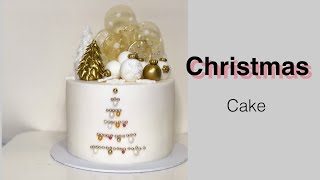 How to decorate a Christmas cake [upl. by Noir184]