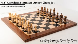 42quot American Staunton Luxury Chess Set [upl. by Annoel985]