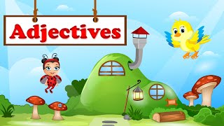 What Is an Adjective  Adjectives for Kids  How to Describe Nouns Using Adjectives [upl. by Inilam]