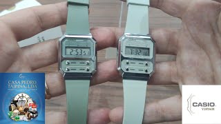 Casio Vintage A100WEF3EF VS A100WEF8AEF [upl. by Havard635]