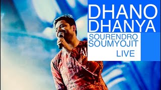 Dhano Dhanya Pushpa Bhara Live  Inspired India Concert  sourendro soumyojit [upl. by Artima316]