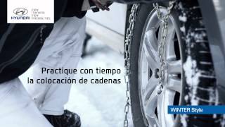 Tip Manejo  Cadenas en la nieve  Hyundai [upl. by Eikkin]