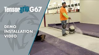 Tensorgrip G67 Installation Demo Large Fitness Facility [upl. by Adaminah]