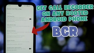 BCR Call Recorder Automatic Call Recording Rooted Android [upl. by Eerac681]