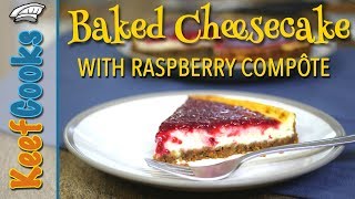 Baked Raspberry Cheesecake [upl. by Nari]