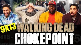 The Walking Dead  9x13 Chokepoint  Group Reaction [upl. by Enytnoel744]