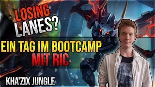 Losing Lanes Ein Tag im Bootcamp mit Rics Kha Zix League of Legends Deutsch  German [upl. by Neron]