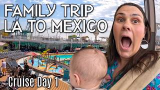 Lets Go on a Family Cruise LA to Mexico on Royal Caribbean Navigator of the Seas  Day 1 [upl. by Gean]